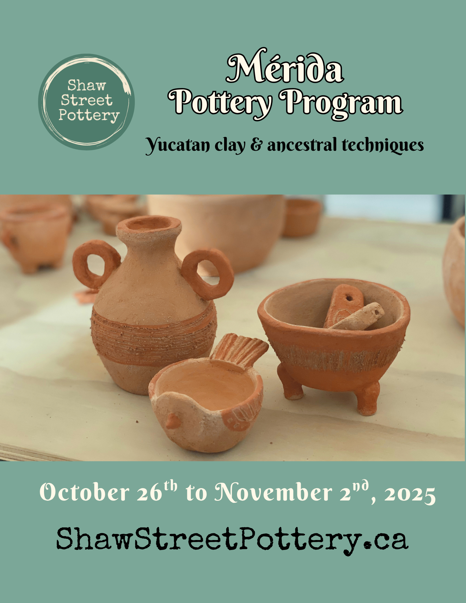 Mérida Pottery Program - Day of the Dead 2025