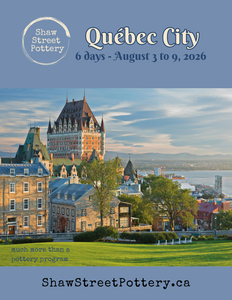 2026 Quebec City & Pottery  - Get the brochure!