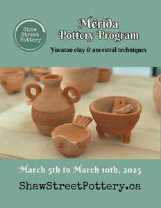 **Mérida Pottery Program Only - March