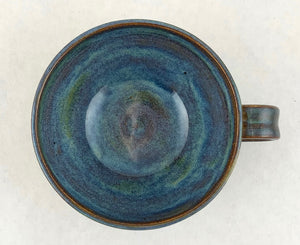 Coffee/tea cup - blue vine